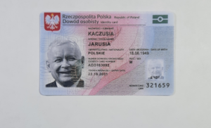 dokumenty kolekcjonerskie - polski dowód osobisty 2019 od dowodprawko.com